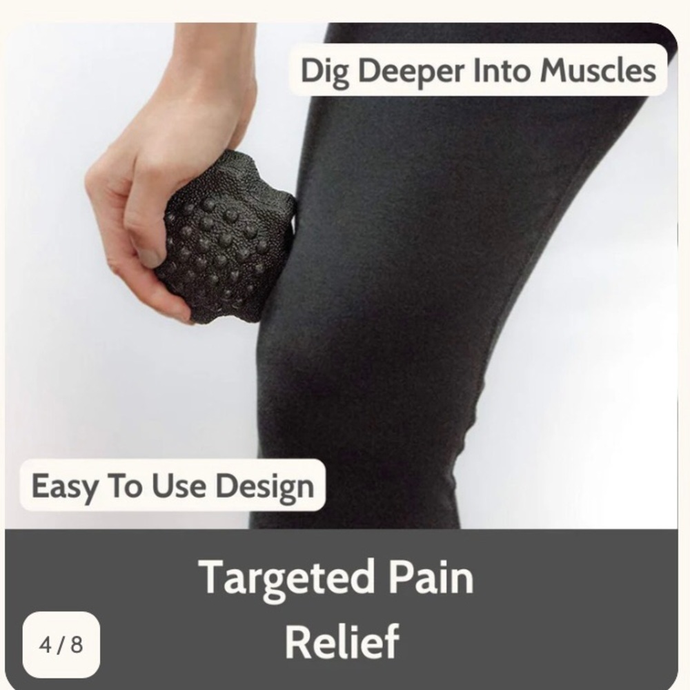 ROLLGA 3-in-1 Activator Deep Tissue Massage Ball (Black) - Picture 7 of 8